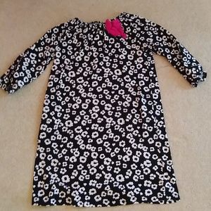 Black and white lepard print dress